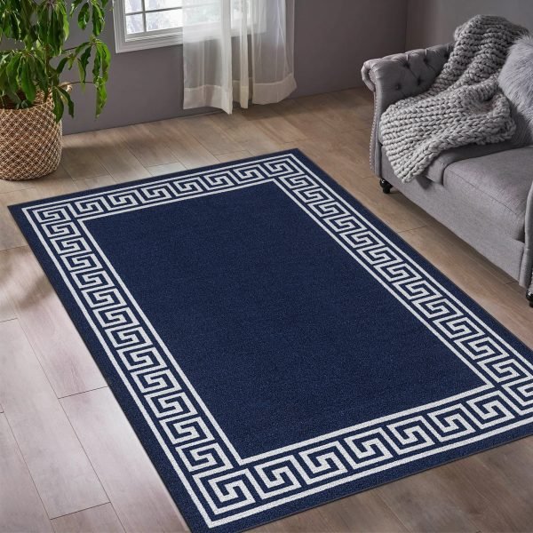 Navy-43.jpg Greeky bordered rug in Navy