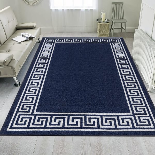 Navy-44.jpg Greeky bordered rug in Navy
