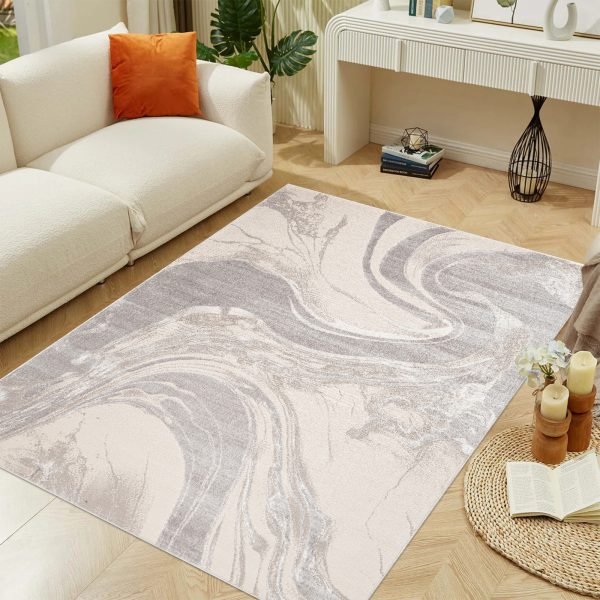 Beige-28.jpg Iris abstract rug in Beige