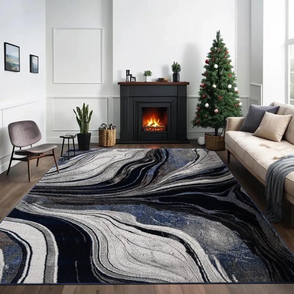 Blue-17.jpg Gant abstract rug in Blue