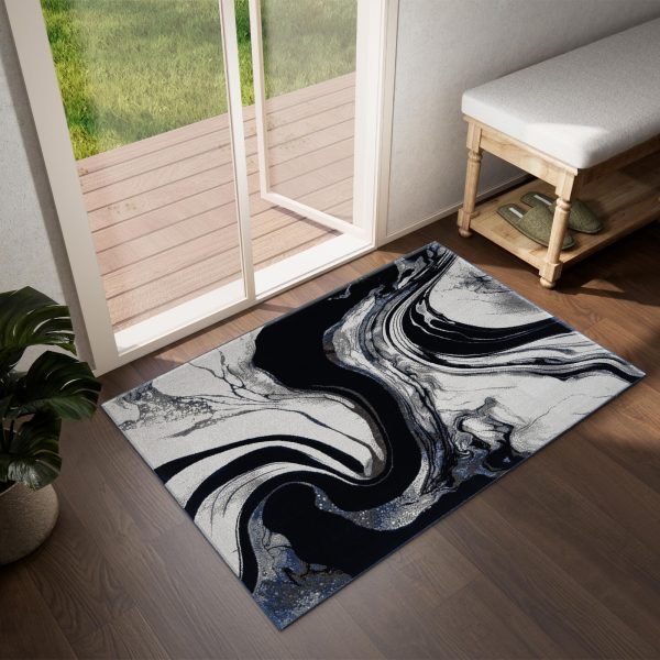Blue-21.jpg Iris abstract rug in Blue