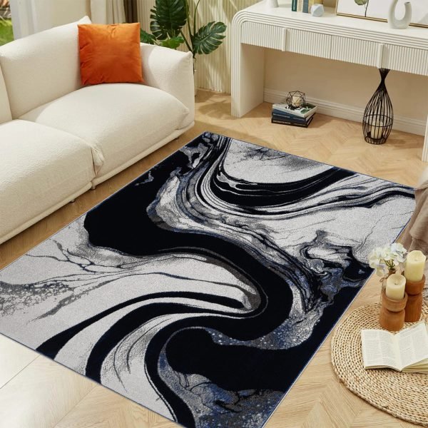 Blue-22.jpg Iris abstract rug in Blue