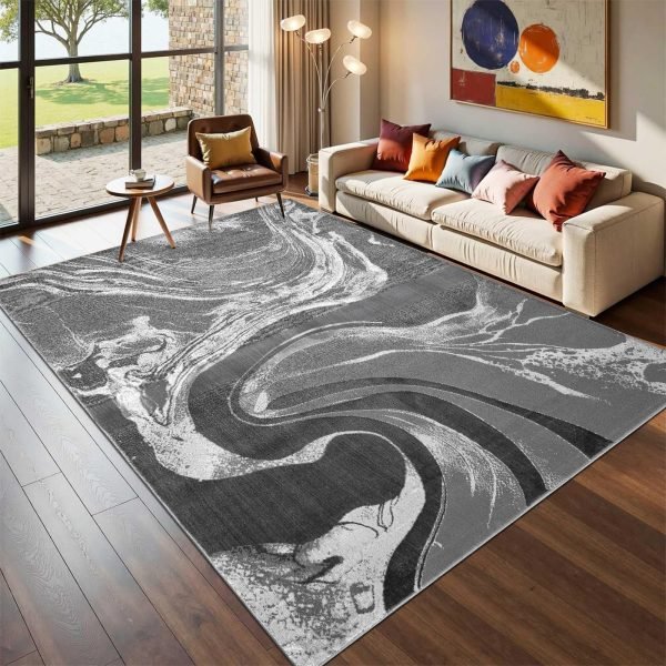 DarkGrey-14.jpg Iris abstract rug in Dark Grey