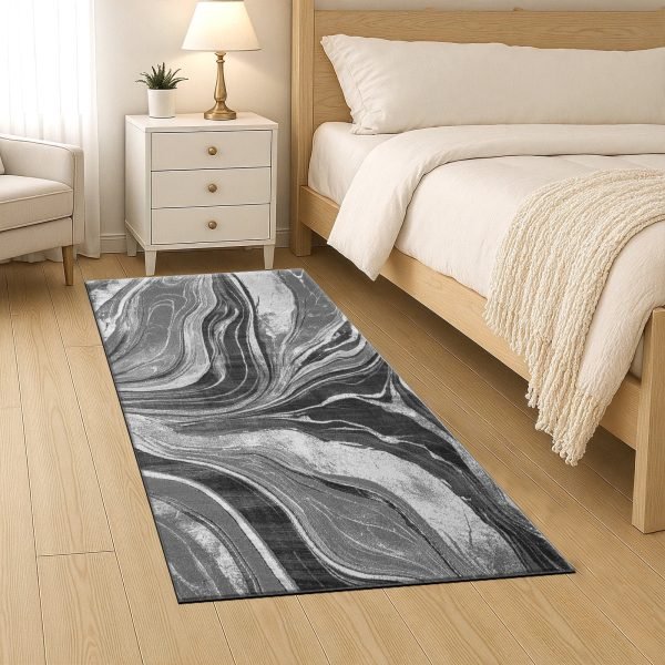 DarkGrey-3.jpg Gant abstract rug in Dark Grey