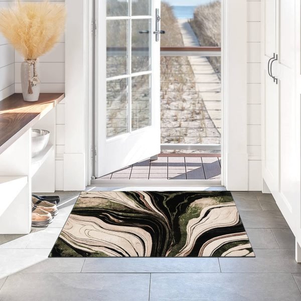 Green-11.jpg Gant abstract rug in Green