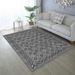 Arta vintage traditional rug in Grey