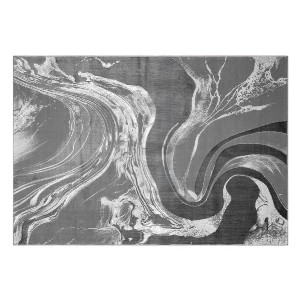 Iris abstract rug – low pile, jute backing with a non-slip strip – photo 6