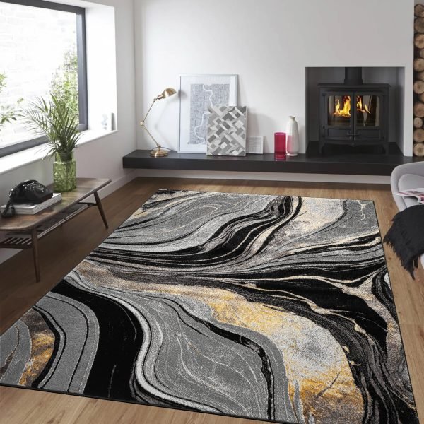 Ochra-6.jpg Gant abstract rug in Ochre