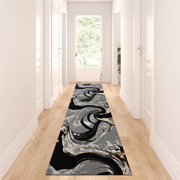 Ochre-6.jpg Iris abstract rug in Ochre
