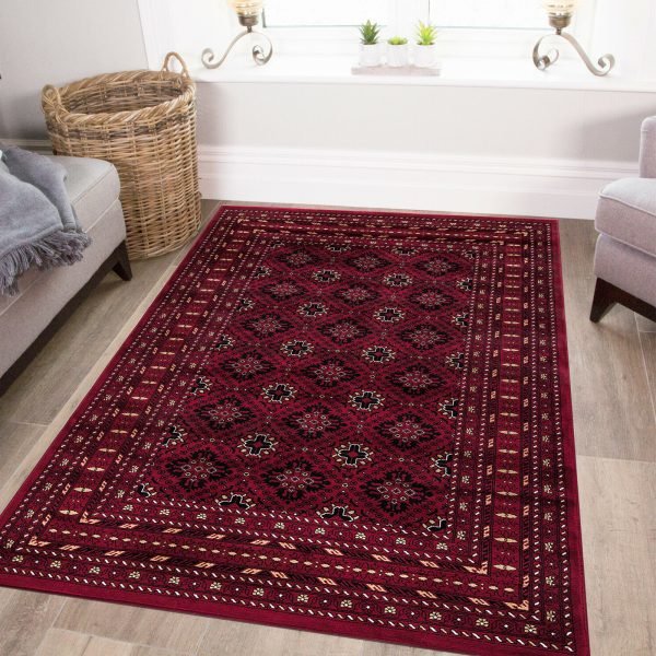 Arta vintage traditional rug in Red