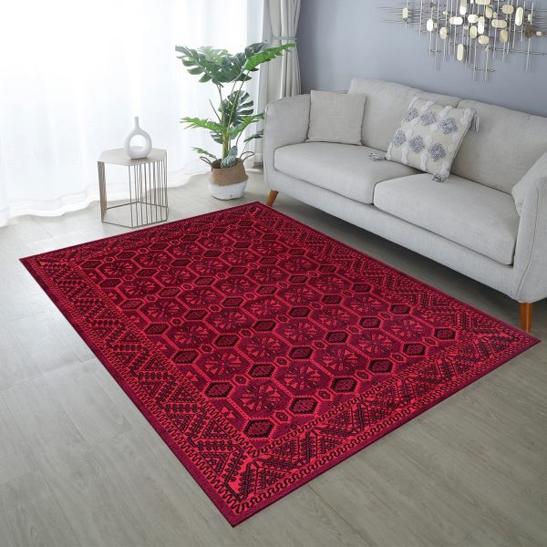 Red-3.jpg Arta vintage traditional rug in Red