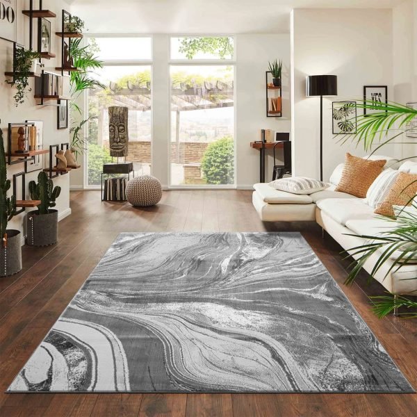 Silver-5.jpg Gant abstract rug in Silver