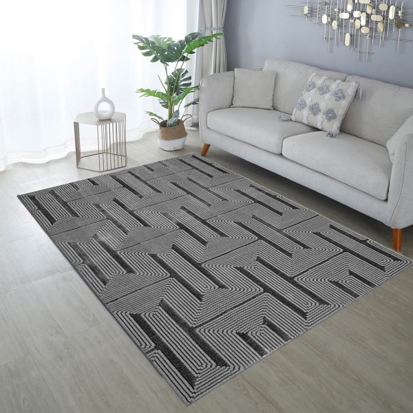 DarkGrey-5.jpg Luna geometric rug in Dark Grey