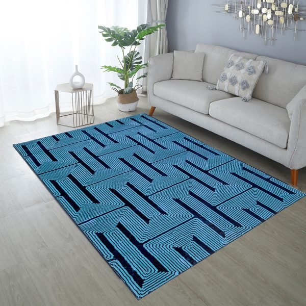 Navy-5.jpg Luna geometric rug in Navy