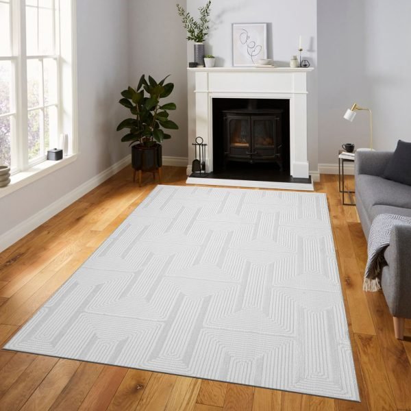 White-6.jpg Luna geometric rug in White